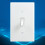 4-teiliges Kippschalter-Panel mit LED, weiß, . 8