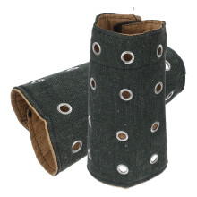 Schwarze Schnittschutz Handgelenkshülle Mit Stahlverstärkung