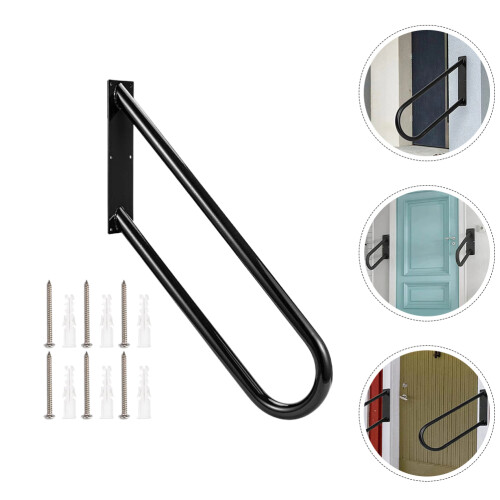 1Barre Main Noire Pare-Chocs Pour Escalier Sécurise 2