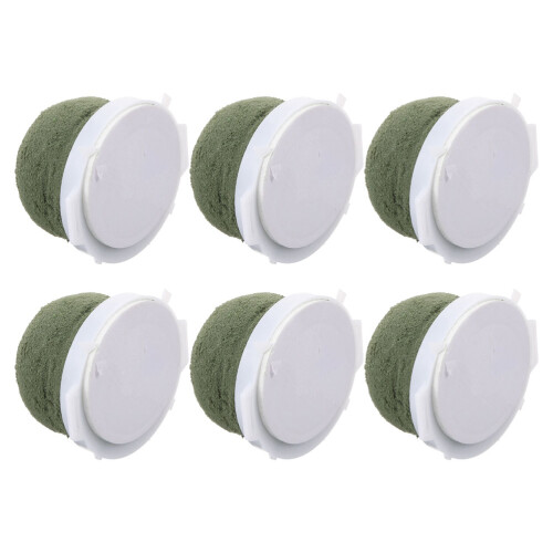 6 Aufkleber Schlammschaum Grün 2
