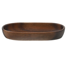 Bootförmige Schale Aus Holz Für Servieren