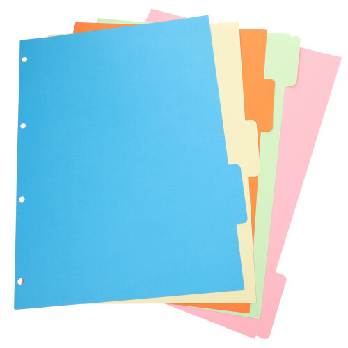 10st Farbige Schnellhefter B5 Handkonto 1