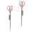 2pcs Stainless Steel Eel Tong Crab Tong Multi-Function Metal Eel Clips 1