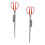 2pcs Stainless Steel Eel Tong Crab Tong Multi-Function Metal Eel Clips 4