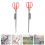 2pcs Stainless Steel Eel Tong Crab Tong Multi-Function Metal Eel Clips 7