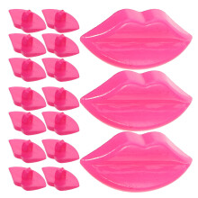 50Stück Puppenmundteile Große Lippenform Knöpfe Bastelzubehör