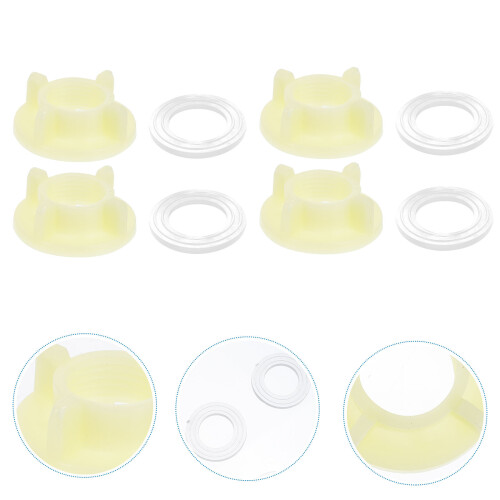 30 Sätze Befestigungsmutter Gummiring Gelbes Abs 2