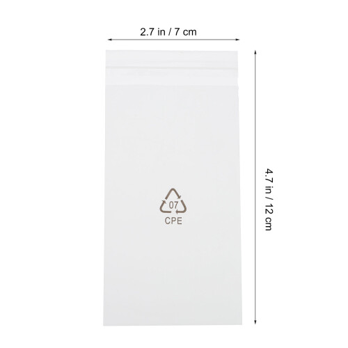 500 mattierte -handyverpackungsbeutel, halbtransparent 1