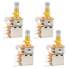4 Sätze E- Gitarrenpotentiometer Gitarrenzubehör Potentiometer Ersatz