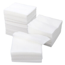 100Stk Sanfte Make-Up Entferner Pads Weiß Aus Hautfreundlichem Vlies