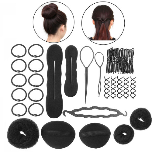 damen diy-haarstyling-zubehör-set
