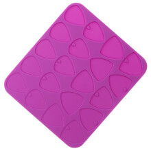 Gitarren Pick Form Kuchenform Lila Epoxid Kieselgel
