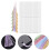 30 transparente Acryl-Lesezeichen mit Quasten, leer 8