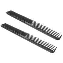 2 Kunststoff-Antistatik-Stylingkämme für Friseure, fein und grob