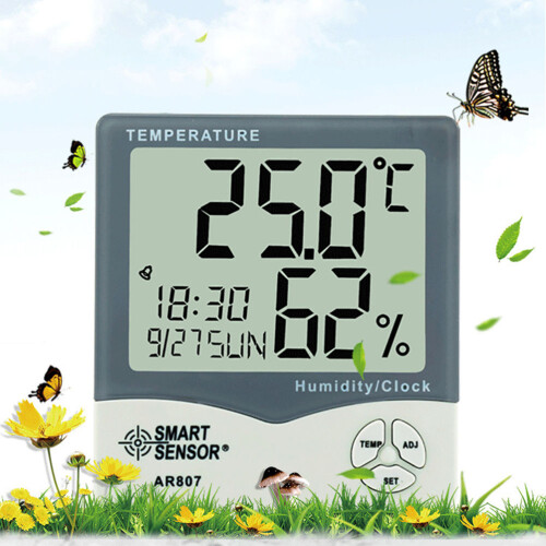 Digitaler Temperatur Und Luftfeuchtigkeitsmesser Elektronisch 2