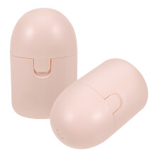 2Stk Praktische PP Menstruationstassen Box Rosa Kompakt Für Unterwegs