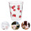 Glasbecher Druckbecher Wasserbecher 10