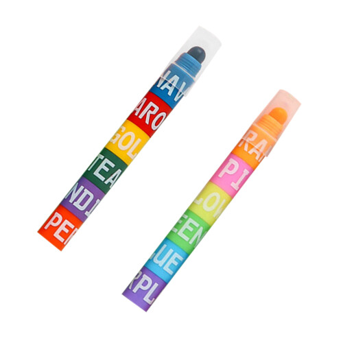 2pcs Mark Pens Convenient Highlighters Office Diy Note Markers