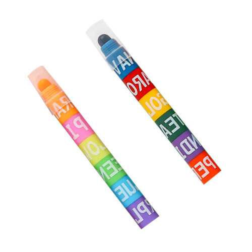 2pcs Mark Pens Convenient Highlighters Office Diy Note Markers 1