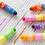 2pcs Mark Pens Convenient Highlighters Office Diy Note Markers 7