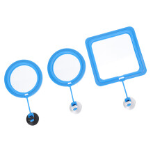 3Stk Aquarium Fish Feeding Ring Aus Robustem Kunststoff Mit Saugnapf