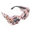Trendy Cat Eye Sonnenbrille Plüsch Print Mode 1
