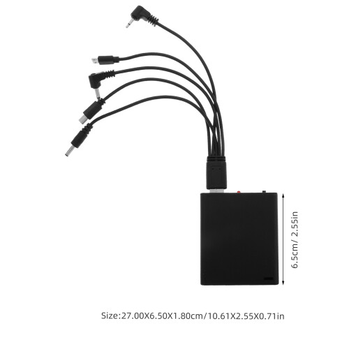 notstrombox schwarz mit multi-jack-dc für elektronische türen 1