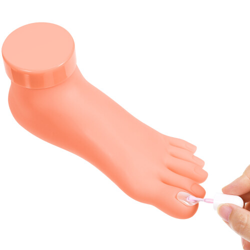 modelo de pie para práctica y entrenamiento de manicura útil