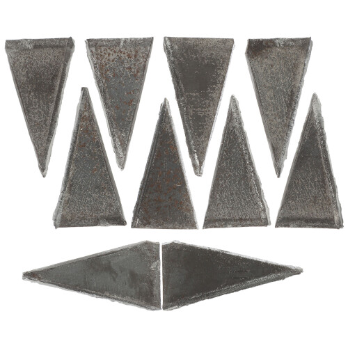 20pcs carbon steel wedge for fixing and installation