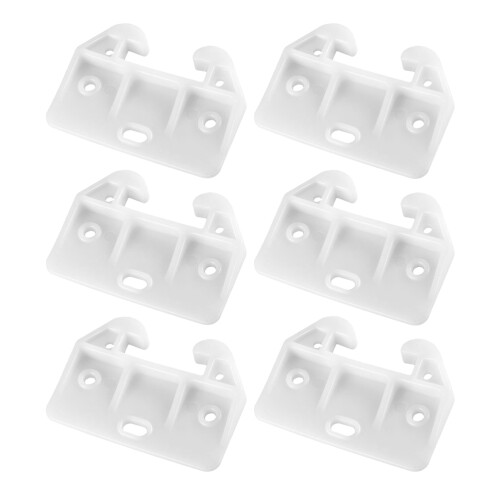 6 uds. guías de cajón plásticas para cómodas, para muebles 2