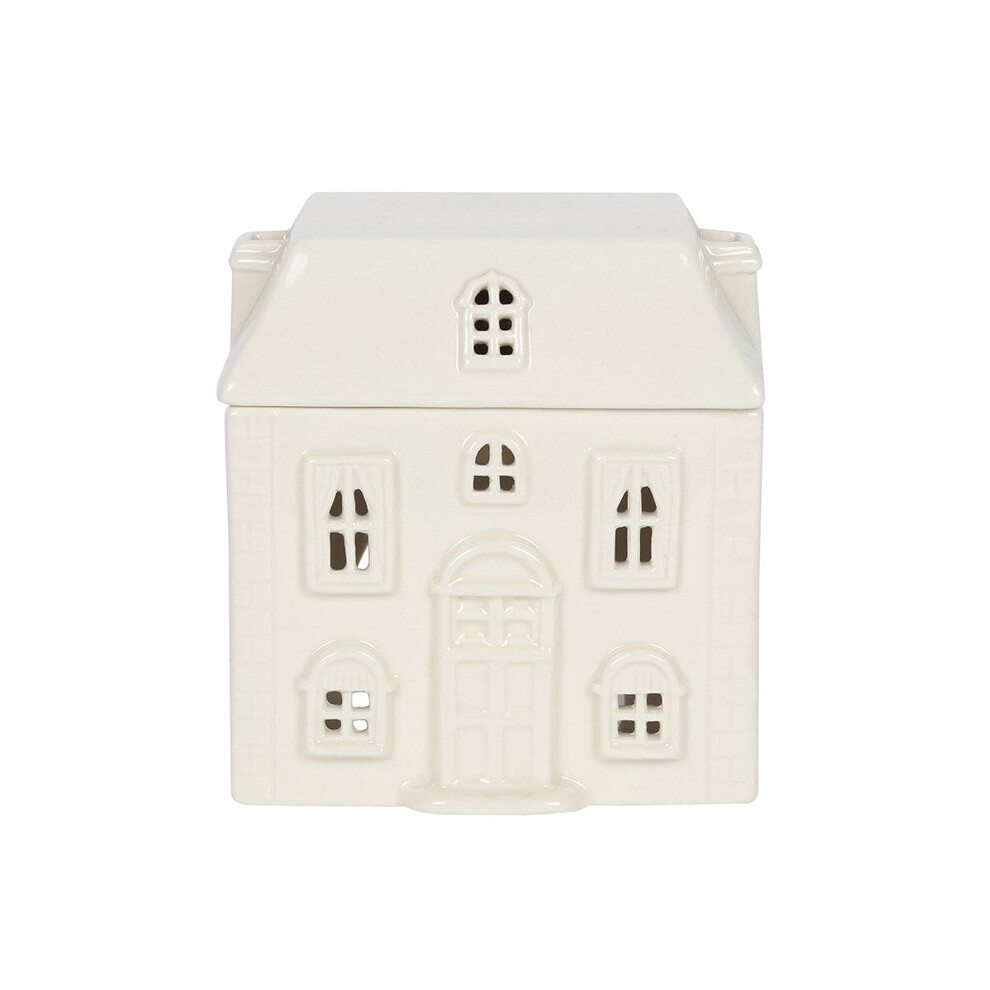Diletto Gifts White House Ceramic Oil Burner