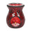 SMALL RED CRACKLE GLASS OIL BURNER 1