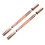 2 brocha doble punta silicona para labial, corrector y más 1