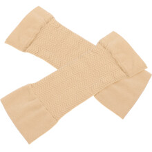 compresión para brazos, protector bíceps, ideal fitness (beige)