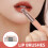 2 brocha doble punta silicona para labial, corrector y más 9