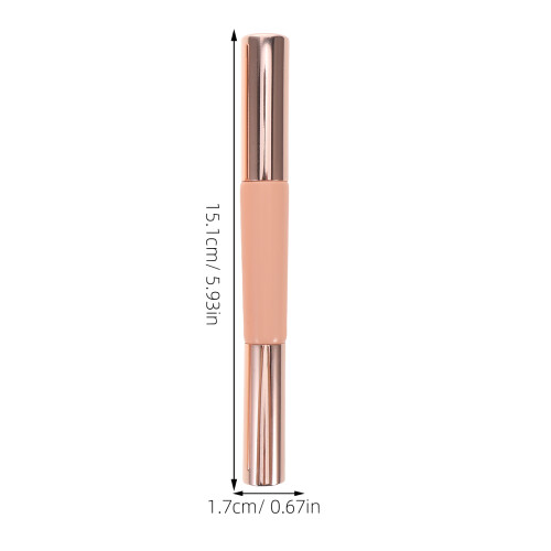 2 brocha doble punta silicona para labial, corrector y más 2