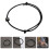 2 pulseras de de tungsteno con abreventanas de 10