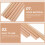 6 varillas redondas de madera para tejido de 9