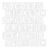 42 Pcs Alphabet Drawing Template Large Letter Stencils White 11