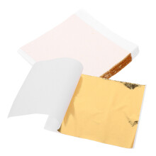 100 Sheets Metallic Foil Flakes Imitation Gold Diy Supplies