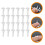 100 pcs clear earring safety backs reusable stoppers for earrings 2