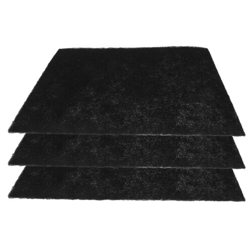 3Pcs Compost Bin Charcoal Filters Activated Carbon Replacement Pads