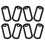 8pcs Black Dog Identification Tags Silicone For Military Style 5
