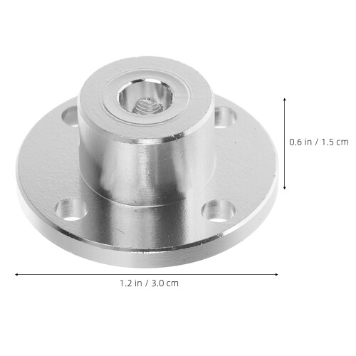 Connecting Flange Coupling 3.00x3.00x1.50cm Silver 1