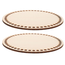 2 unidades base inferior de madera para bolso con , bricolaje