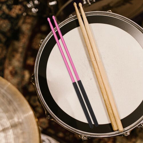 2Pcs Aluminum Alloy Drum Sticks Percussion Accessories 2
