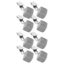 8 Pcs Marble Tablecloth Hangers Clip Weights For Outdoor Curtains