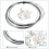 Sealing Machine Heating Rod Silver Metal 1 Set 8