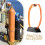 Oxygen Bottle Bracket Orange Abs Durable Easy To Use For Home 9