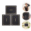 3 Pcs Paper Certificate Envelope Document Covers Holder Staff Black 4
